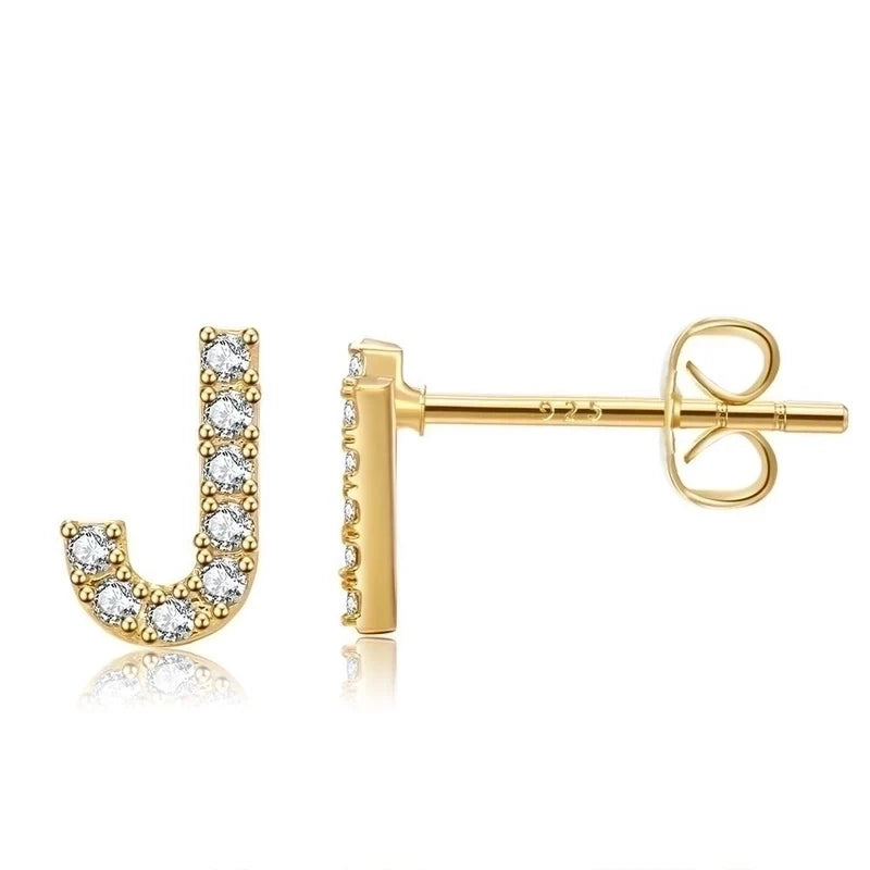 Letter earrings