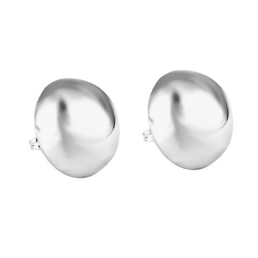 Boucles d'oreilles clous demi-boule